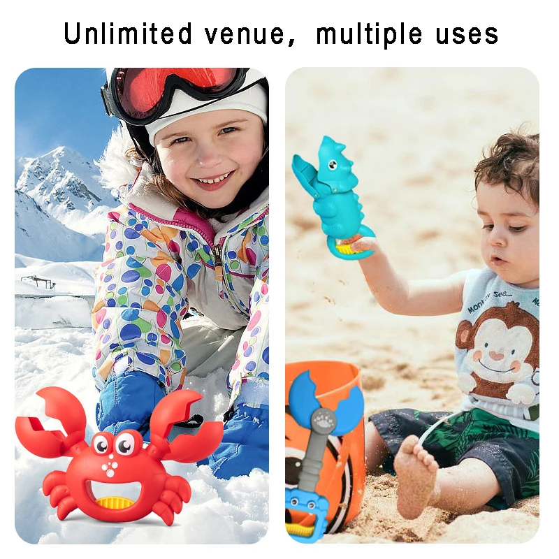 Baby Bath Sand Grabber Lobster Claw Beach Toys Kids Outdoor Pool Play Educational Summer Toy Cute Durable Safe Material