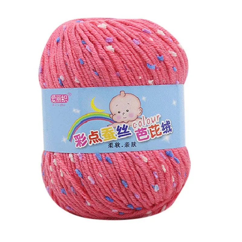 Knit Wool Milk Cotton Yarn 50g/Ball Cashmere Worsted Crochet DIY Knitting Art On offer Crocheting Ball MB40