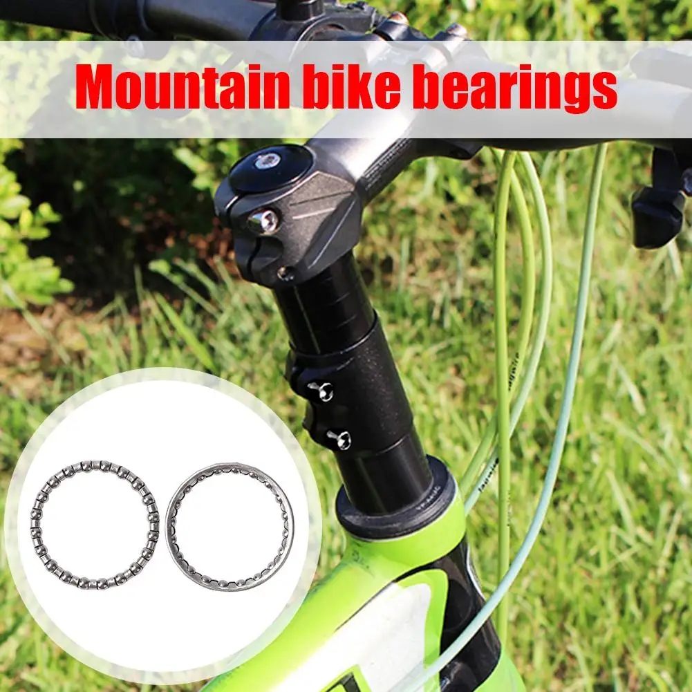 

10Pcs MTB Bearing for 34/44mm Headset Front Fork Stem Top Cap 20 Balls Bearing Bicycle Parts Accessories Supplies