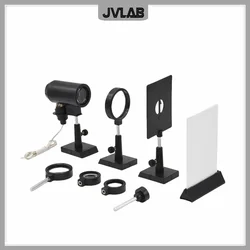 Optical Bench Group Physical Teaching Equipment Concave & Convex Lens Screen Light Source Imaging Geometrical Optics Kit