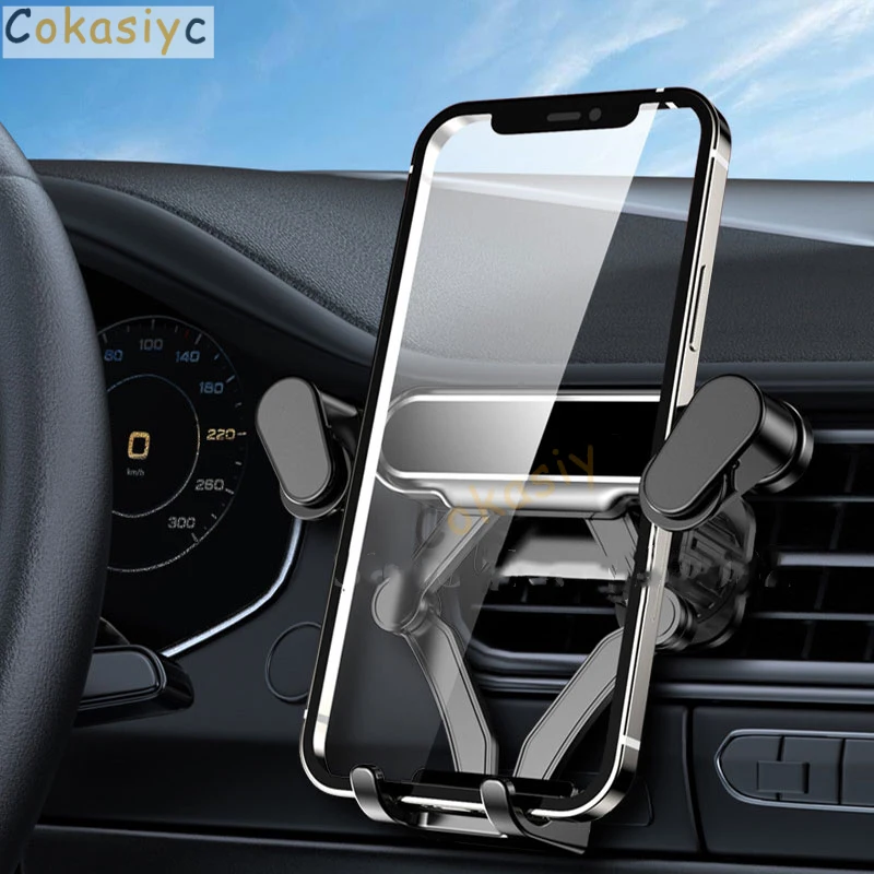 Gravity Car Phone Holder per Porsche Macan Panamera Cayenne Air Vent Clip Mount supporto per cellulare supporto GPS accessori