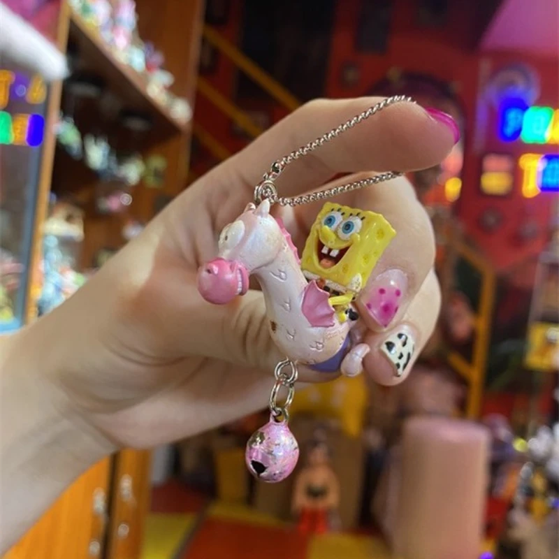 SpongeBobe Viacoem Figure Patricka Star Doll Pendant Ornaments Accessories Fantasy Figurines Children Out of Print Present