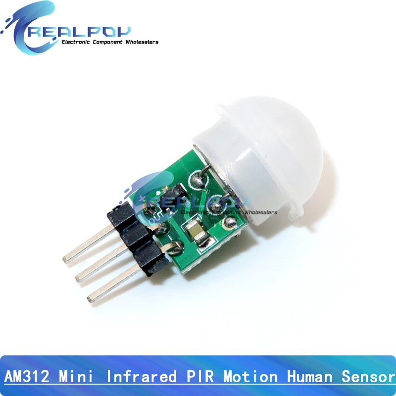 Mini IR Pyroelektrischer Infrarot-PIR-Bewegungssensor, automatisches Detektormodul, AM312-Sensor, DC 2,7 bis 12 V