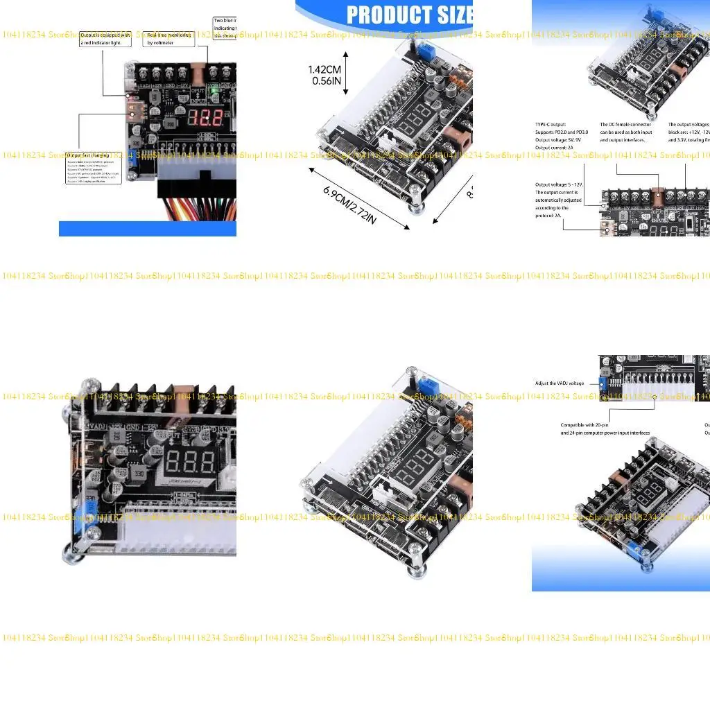 

P9FB Multifunction Power Conversion Board Voltages Display Function for 20Pin & 24Pin