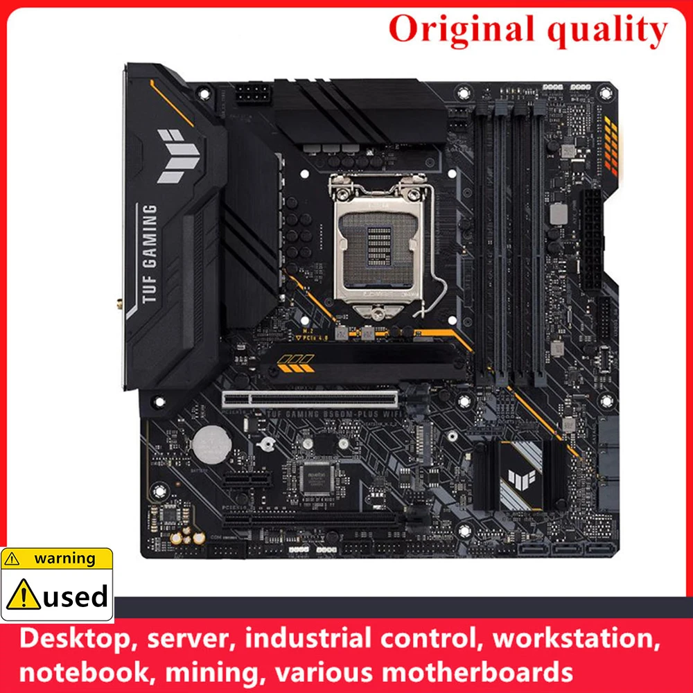 Used For TUF GAMING B560M-PLUS WIFI Motherboards LGA 1200 DDR4 128GB M-ATX For Intel B560 Desktop Mainboard M.2 SATA III USB3.0