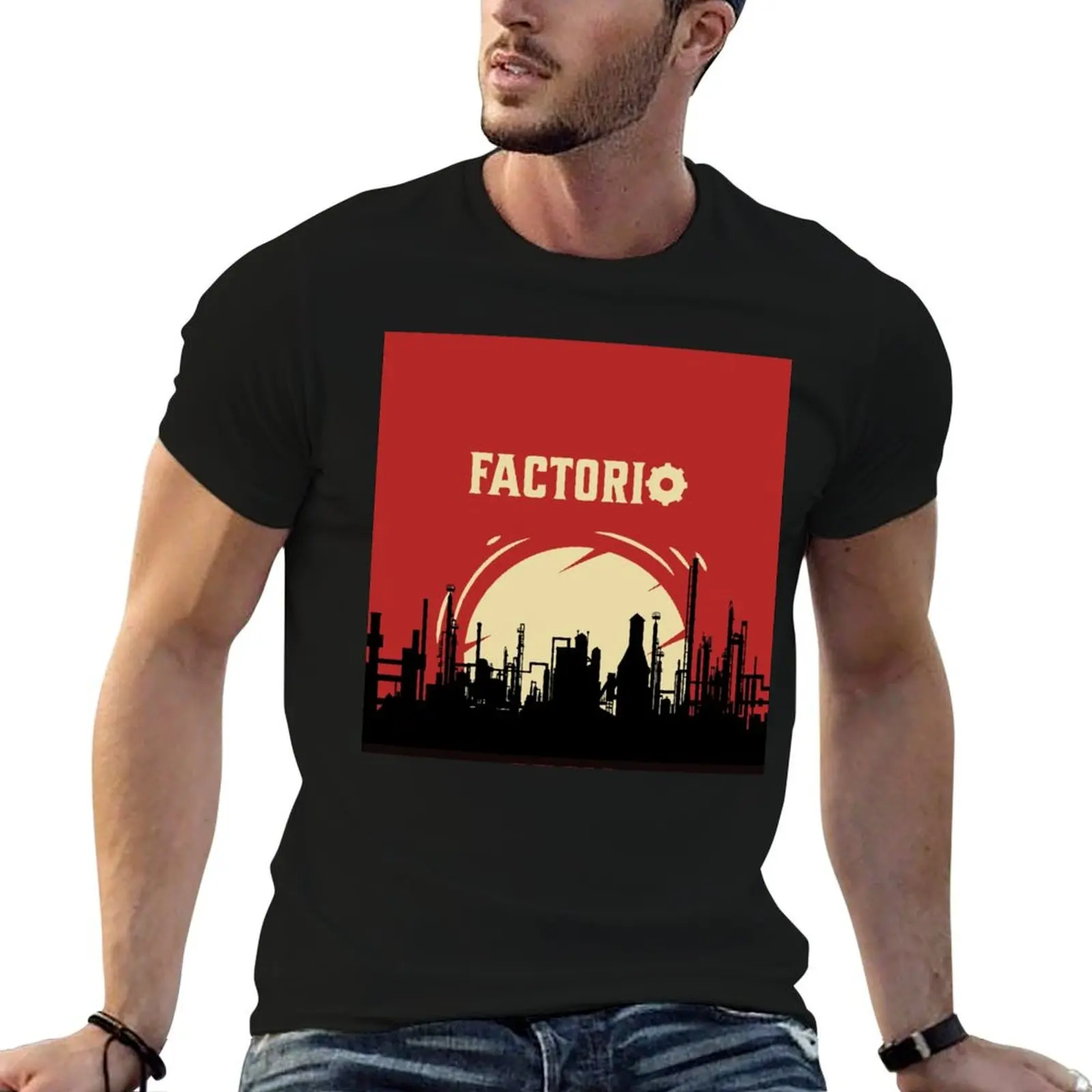 

Factorio - Stay Efficient T-Shirt T-Shirt funny t shirts dark humor man t shirts for men casual graphic t shirts for man T-Shirt