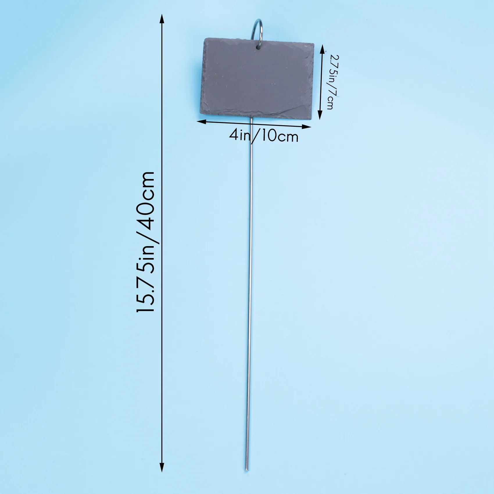 

G6-Slate Plant Labels Garden Plant Markers Labels Greenhouse Accessories Garden Stakes, 15PCS