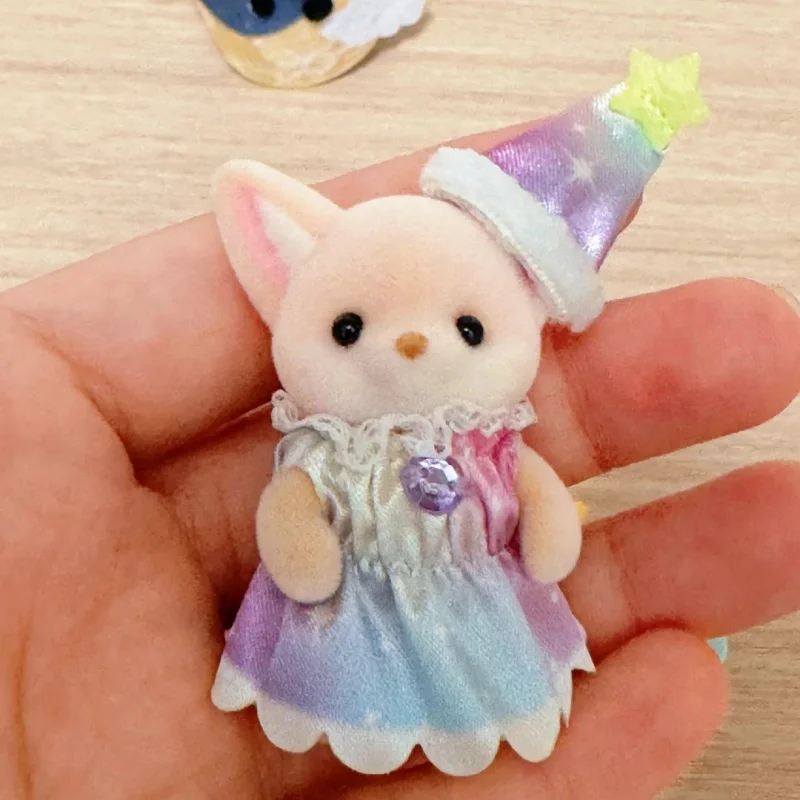 Sylvanian Families 40Th Anniversary Milky Way Series Blind Bag Flocked Plush Doll Galaxy Starry Sky Playhouse Collectible Toy