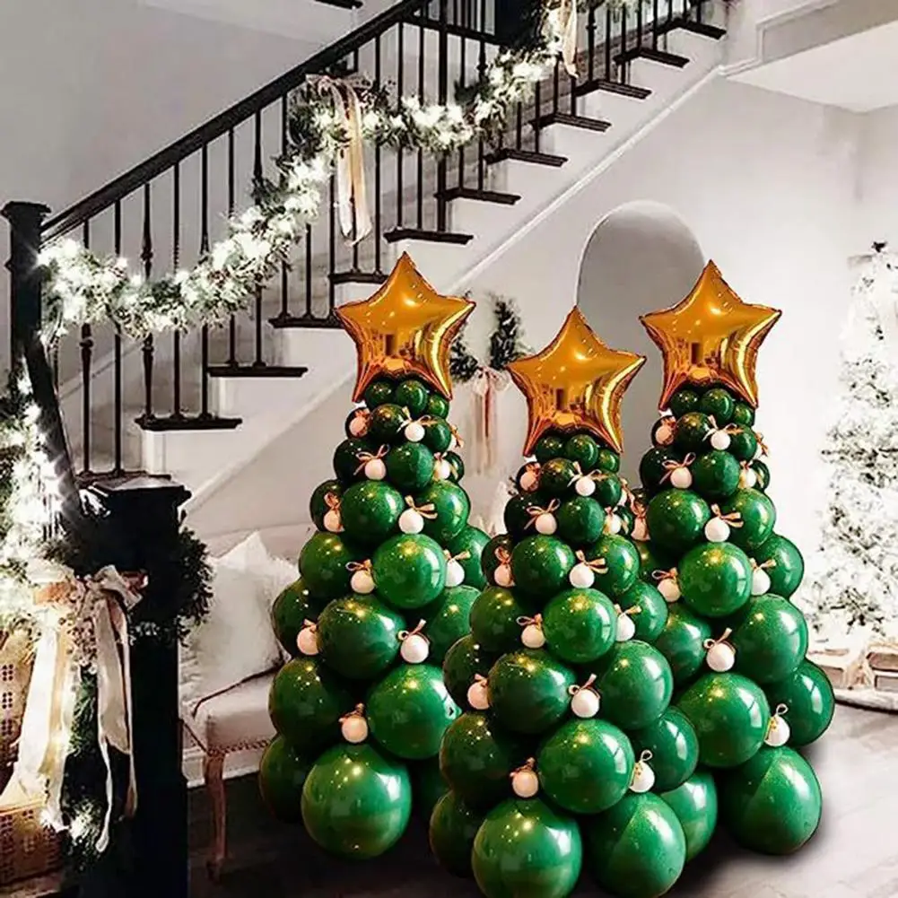 

Christmas Balloon Garland Festive Balloon Christmas Balloon Garland Arch Kit Diy Green Tree Balloons Set for Party Scene Layout