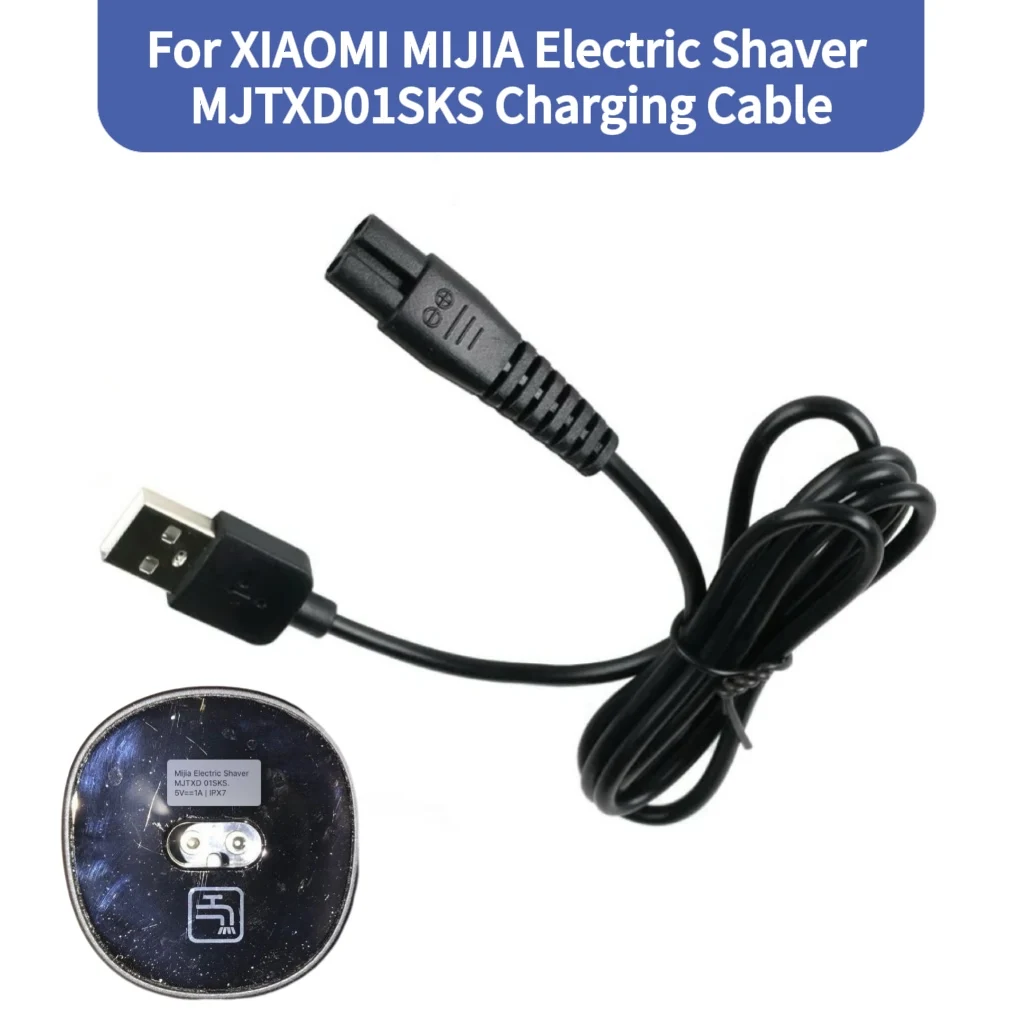 USB Charging Cable for Xiaomi Mijia Electric Shaver MJTXD01SKS Plug Charging Power Cord Charger Electric Adapter