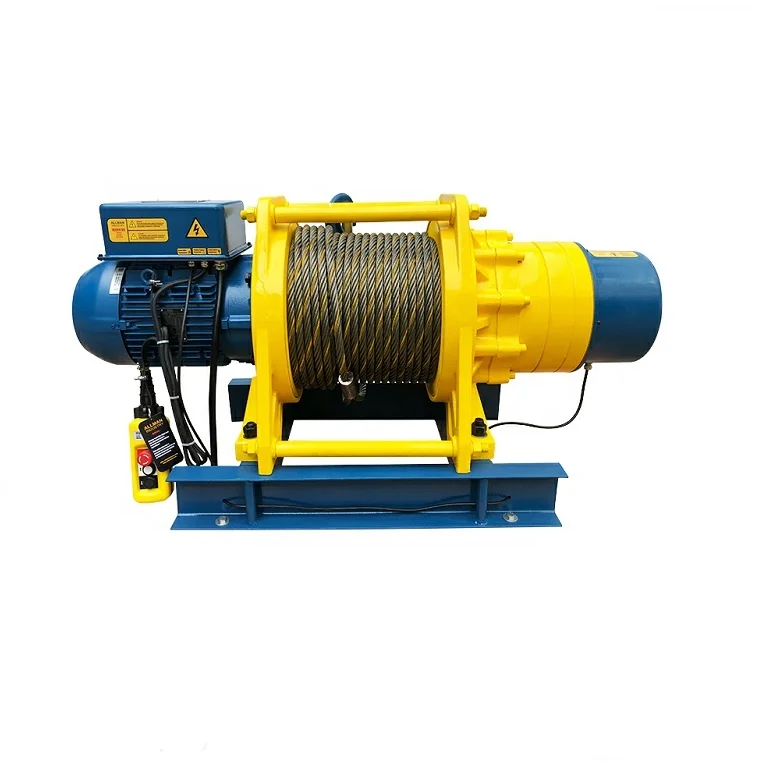 500Kg Electric Winch Heavy Duty for Mining Construction Building Site Lifting Pulling Machine Professional Industrial Grade