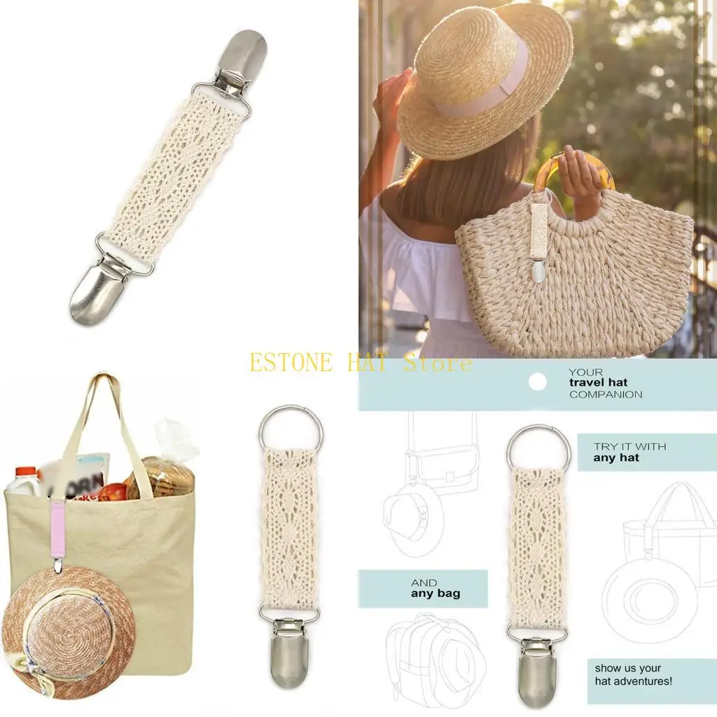49MF Multifunctional Duck Clip for Adult Kids Hat Clips on Bag Hat Holder for Travel Hat Keeper Clip Outdoor Travel Supplies