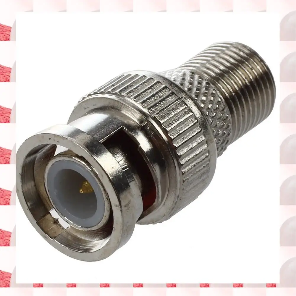 ABGN 10 Buah Konektor Kabel Coax Kamera CCTV BNC Male To F Female & 10 Buah Konektor Kabel Coaxial CCTV RG59 BNC Female