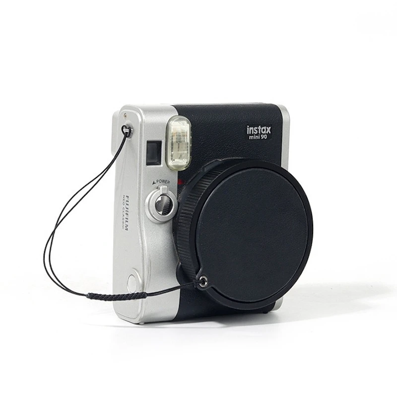 Lens Cap Sticker with Strap for Instax Mini 90 CBA08