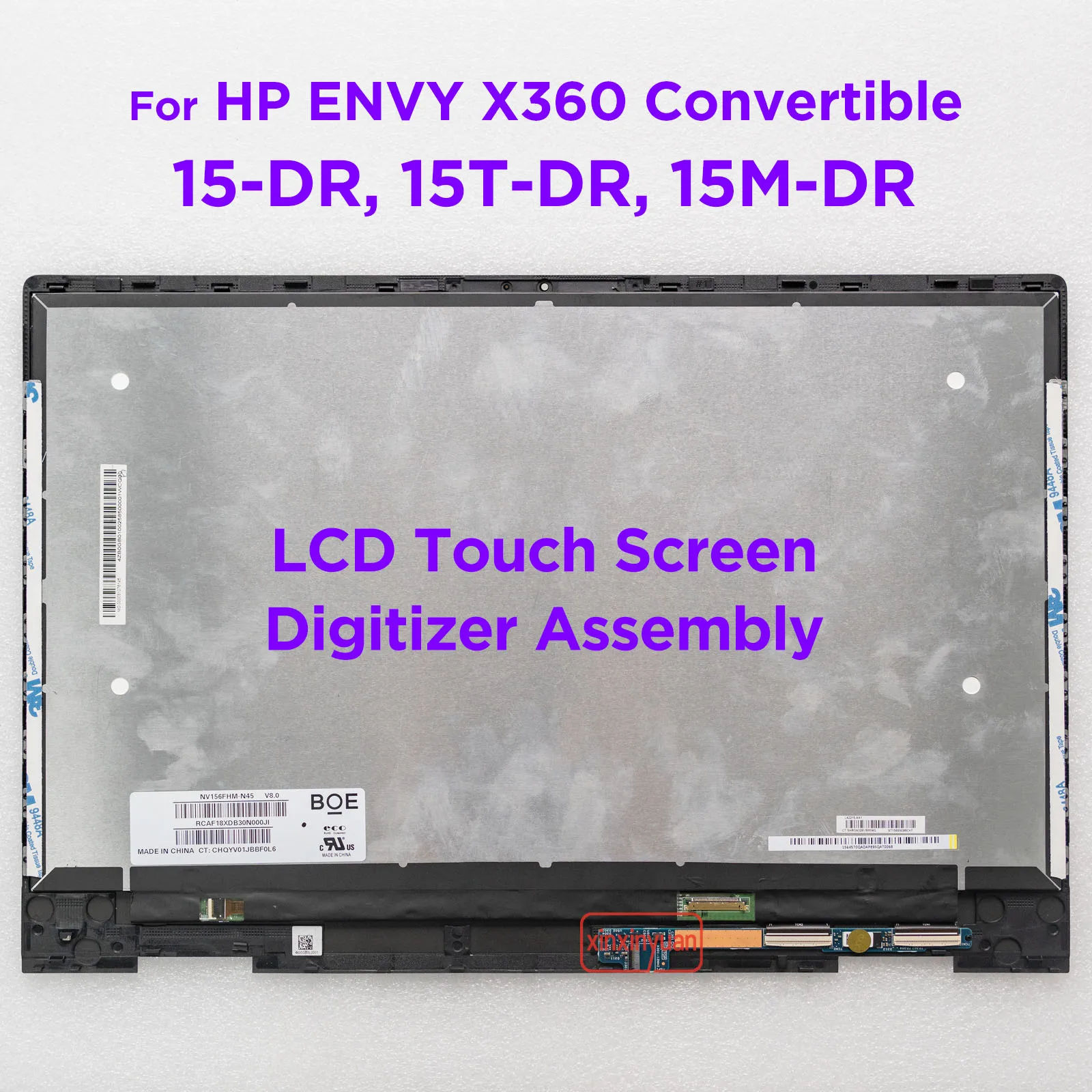 15.6 LCD Screen Touch Digitizer Assembly for HP ENVY X360 15-DR 15M-DR 15T-DR 15-DS 15M 15Z-DS 15-DR0012DX L53545-001 L53548-001