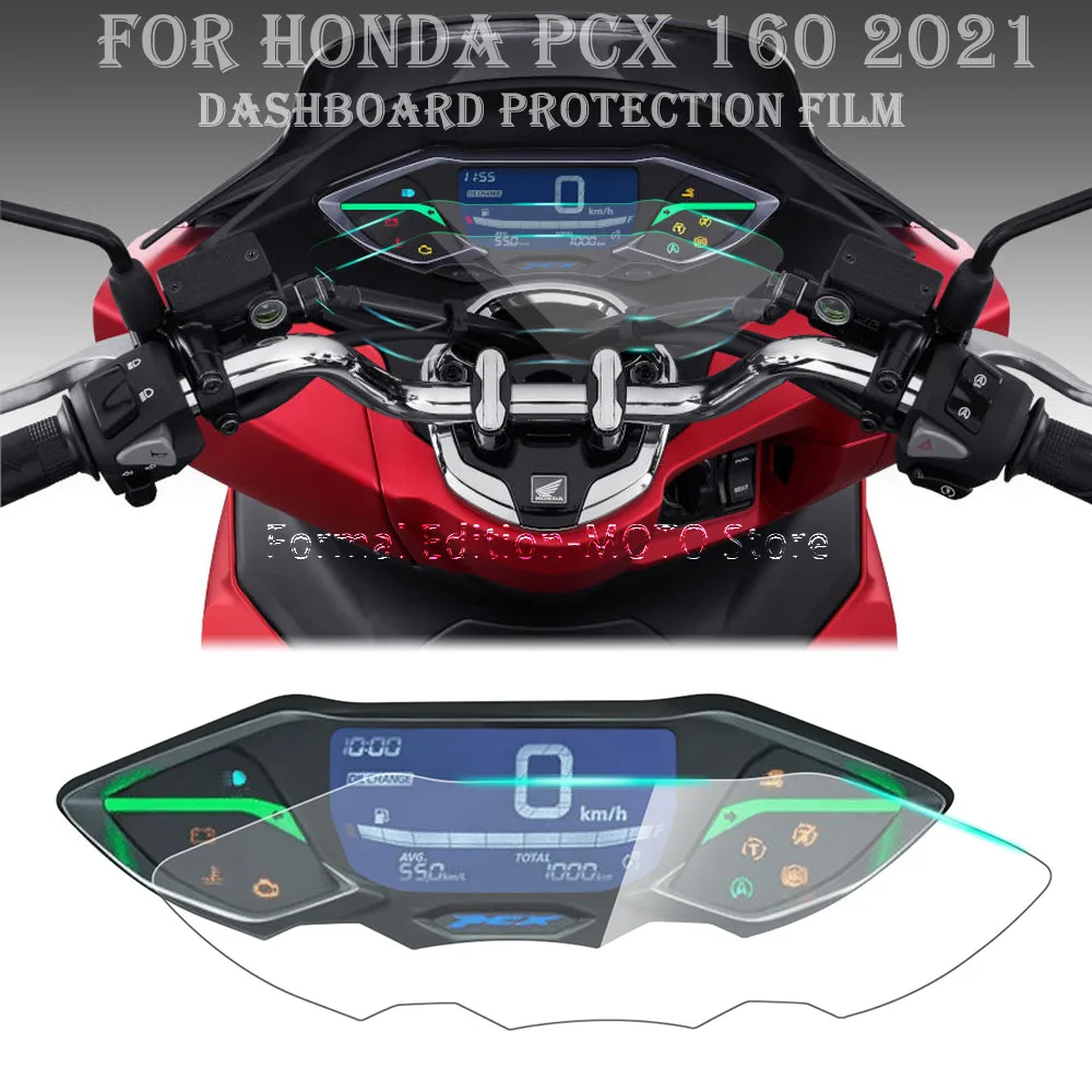 

For Honda PCX160 PCX125 PCX 160 125 2021 2022 Motorcycle Instrument Cluster Scratch Protection Film Dashboard Screen Protector