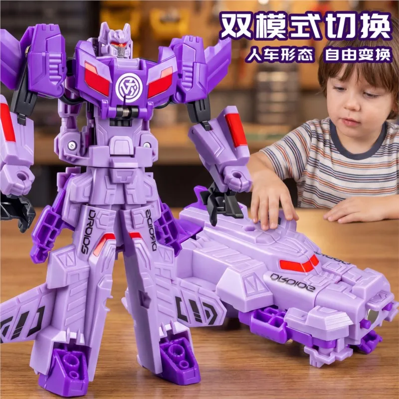 

New Transforming Robot Toys Magnetic Fighter Fusion 2-in-1 Transformable Robot Toy Car Warplane Children's Toys Boy's Mecha Suit