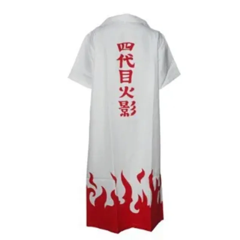 Anime Fourth Hokage Namikaze Minato Cosplay Costumes Uniform Cloak