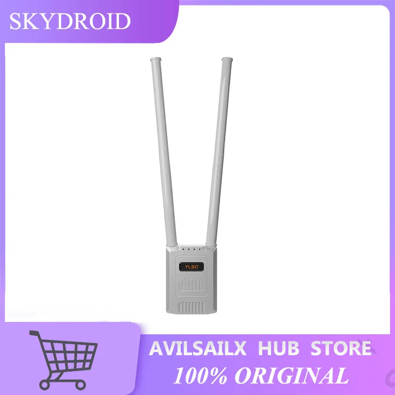 YL50 SKYDROID Dual Band Receiver 1.4GHz 2.4GHz 50KM Video Signal Transmission FPV Aircraft Parts