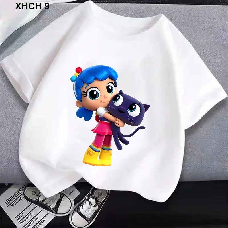 الصيف موضة أنيمي صحيح و قوس قزح المملكة تي شيرت الاطفال تي شيرت غير رسمي صبي فتاة للجنسين الملابس التي شيرت بلايز