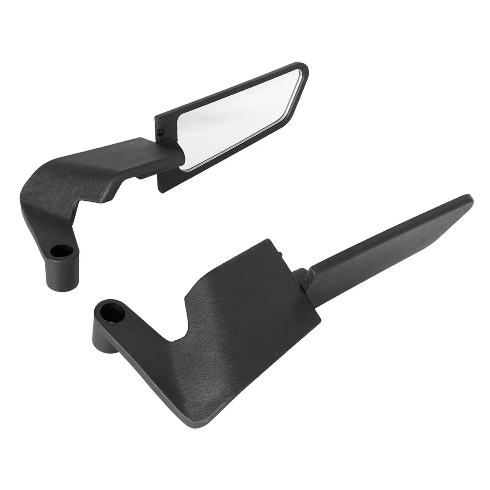 Motorcycle Rear View Mirror Wing Shape Practical Accessories Easy Install for Electric Bike Scooter Chopper