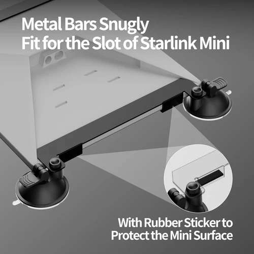 Imagen 2 del producto Starlink Mini soporte de ventosa para techo solar, soporte de ventosa adhesiva para techo solar de coche, ventana, Kit de montaje de parabrisas, accesorios