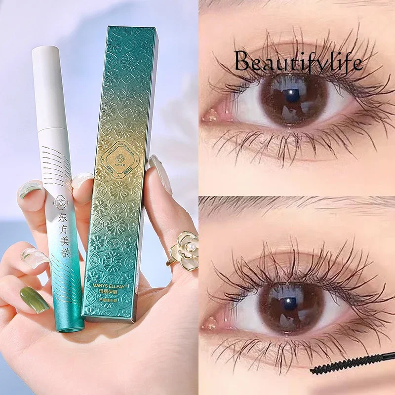 Mascara waterproof, slender, curled, non-smudging, long-lasting, sweat-proof and dense, easy to use, new niche