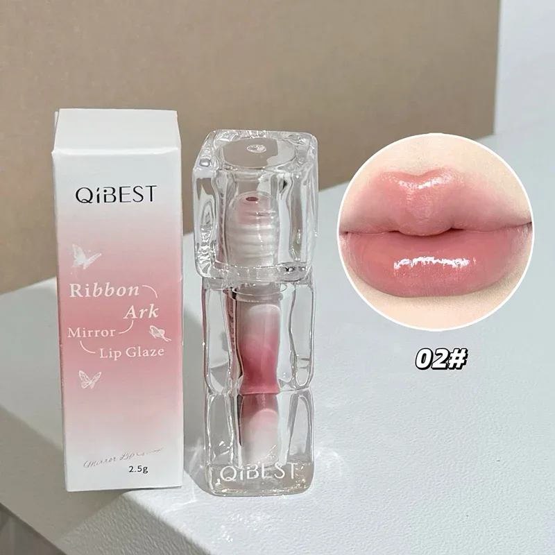 

Qibest Watery Lip Gloss Hydrating Lip Oil Glossy Mirror Lip Glaze,non-Stick Cup,suitable for Self-Use,gifting,lip Tint Cosmetics