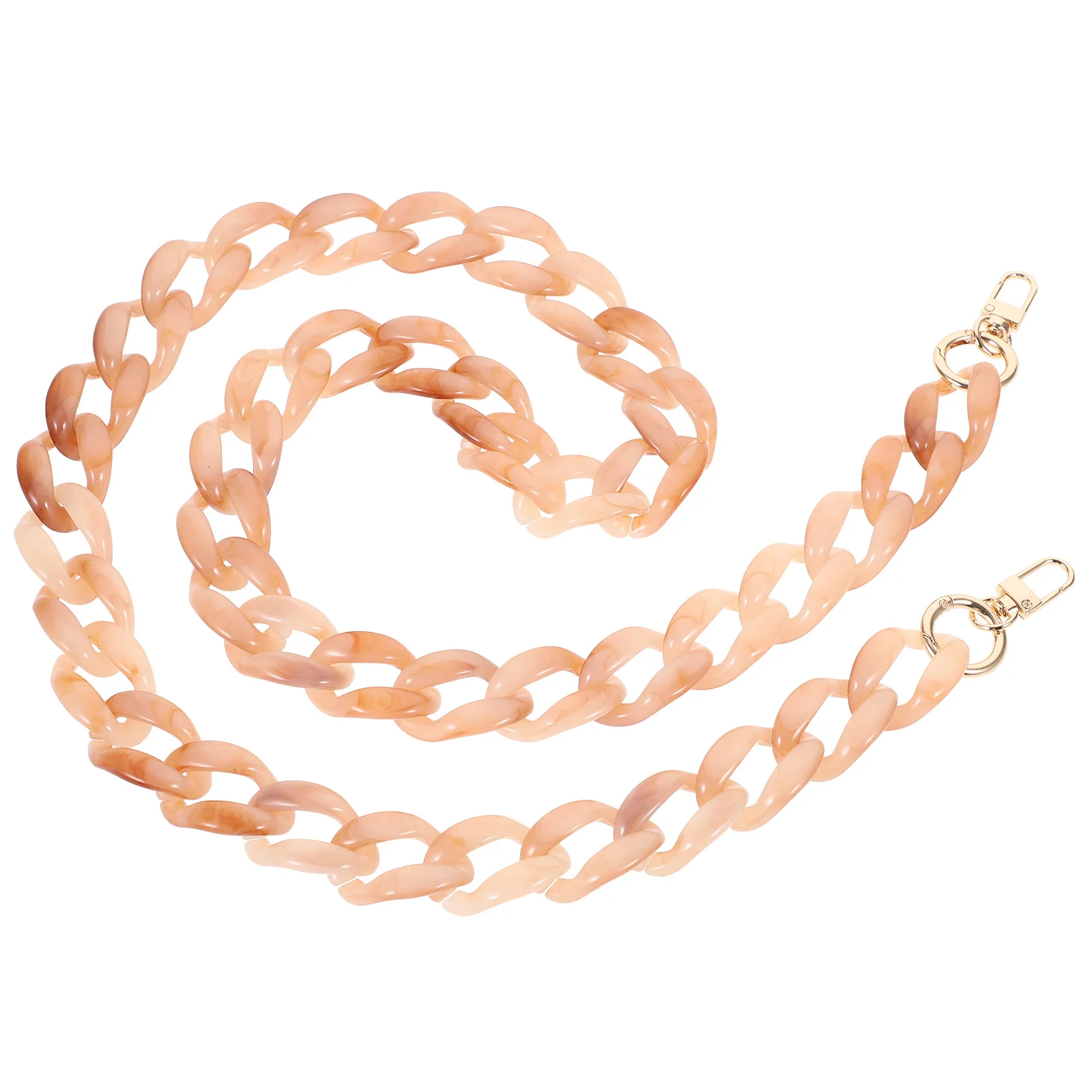 Cinghia per Borsa in Acrilico a Catena Lunga con Chiusura a Doppia Estremità per Riparazione e Sostituzione di Borse Fai-da-Te