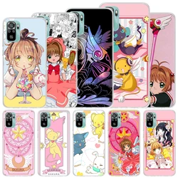 CardCaptor Sakura Anime Soft Case For Xiaomi Redmi Note 14 13 12S 11S 10S 12 Pro Plus Phone Cover 11 10 11E 11T Note14 Shell Coq