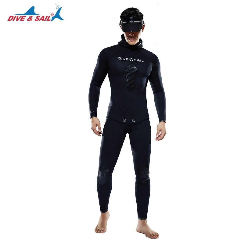 

Professional 3mm Opencell CR Neoprene Wetsuit Spearfishing Underwater Diving Equipment Suit Men Snorkeling Wet Set Hoody