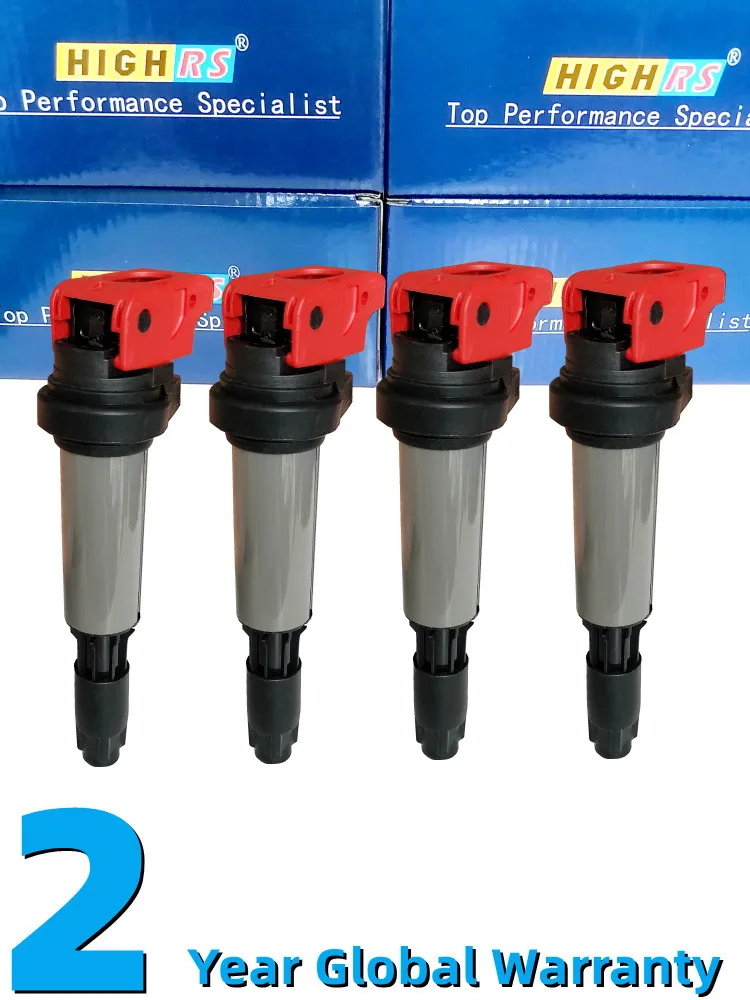 Set of 6 UPGRADE PERFORMANCE ignition coils for BMW E39 E46 E53 E60 E63 2.5L 3.0L 3.2L L6 325i 330i 525i 530i 528i 535i Z4 Z3 X3