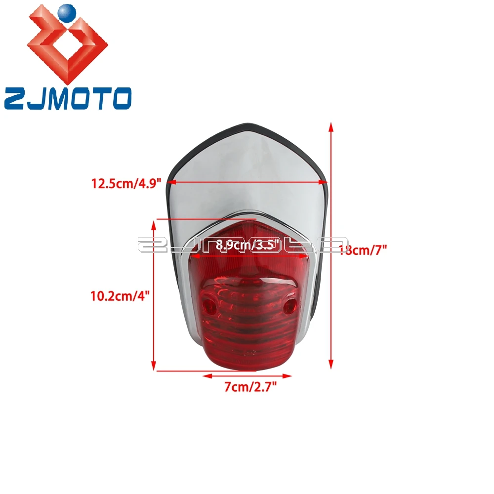 Motorcycle Tail Light Retro 12V Rear Brake Taillights Universal For Harley Honda Sabre Shadow VTX VT ACE 1100 Suzuki Kawasaki