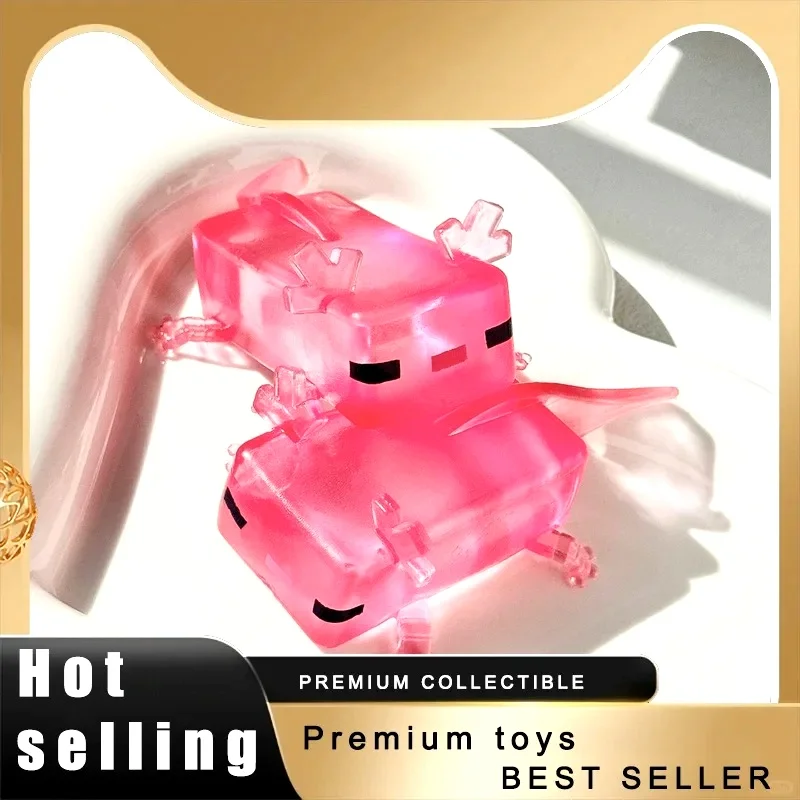 Cute Viral Axolotl Shaped Malleable Squishy Animal Toy Net Squishy Stress Relief Fidget Sensory Figures Gift Novelty Present