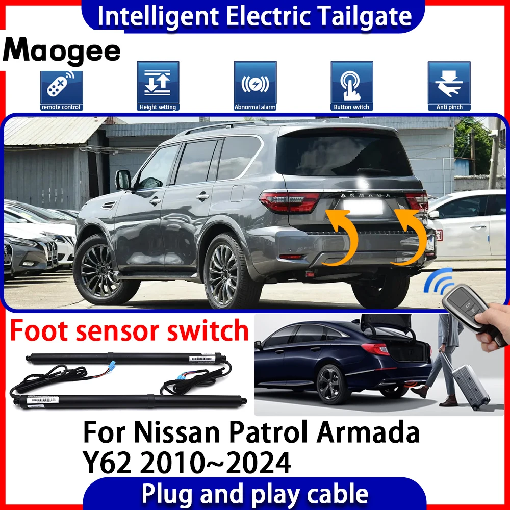 

Автоматический электрический подъемник багажника для Nissan Patrol Armada Y62 2010~2024