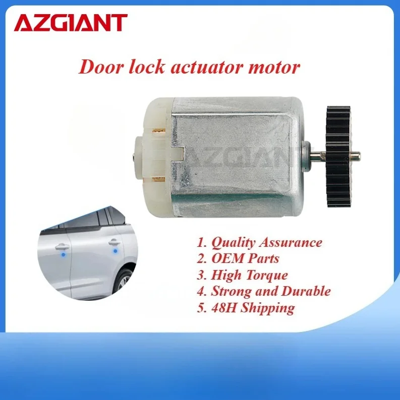 31 teeth AZGIANT Car door lock motor for VW Phaeton/Touareg I MK1 Front/Rear Door Lock Latch Actuator Left/Right DC12V