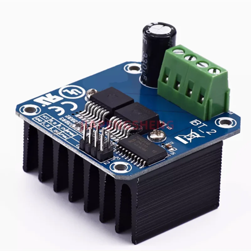 High-Power Intelligent Vehicle Motor Drive Module, BTS7960, 43A Current-Limiting Control, Semiconductor Refrigeration Drive