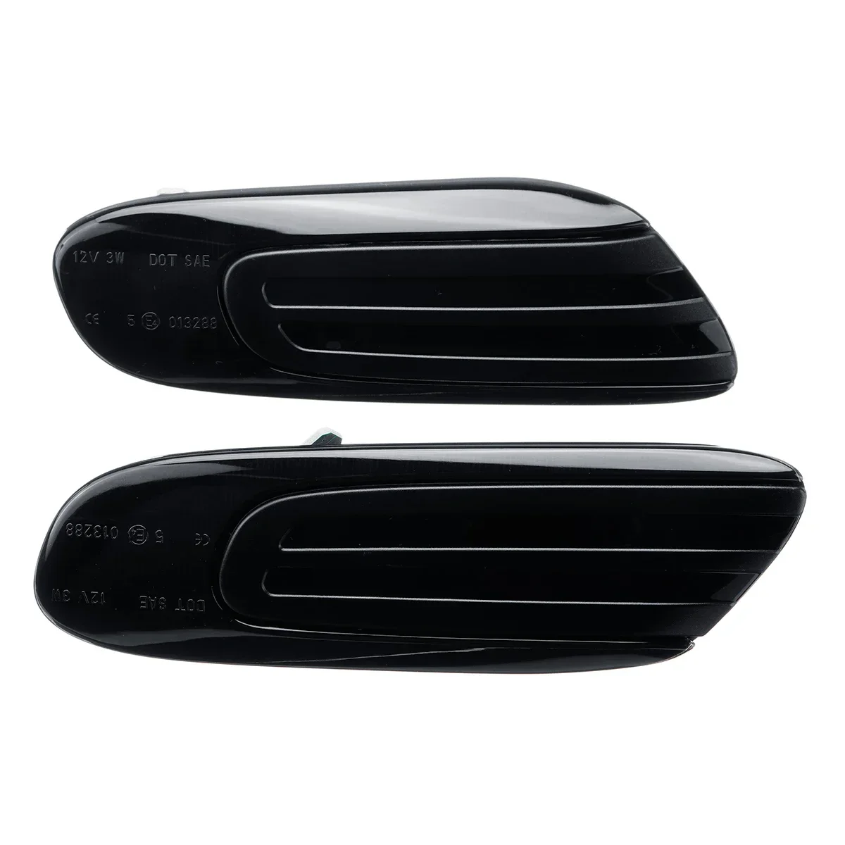 12V Panel 1 Pair Dynamic Side Repeater Day Light LED Flowing Side Marker Lights Turn Signal Lamp For MINI COOPER F55 F56 F57