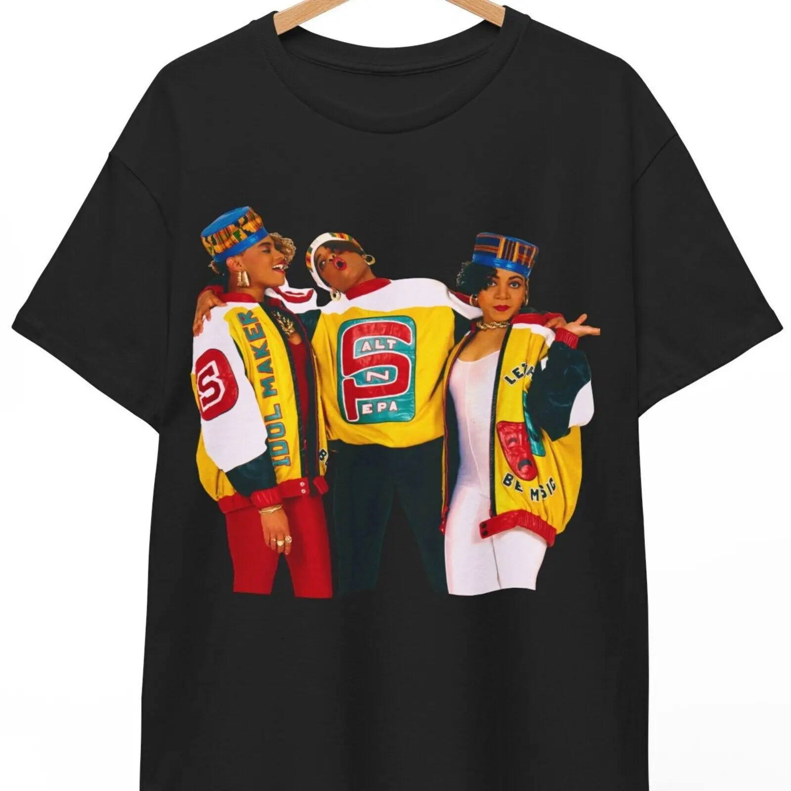 Salt n Pepa Push It 80s T Shirt Shoop Very Necessary Album Whatta Man En