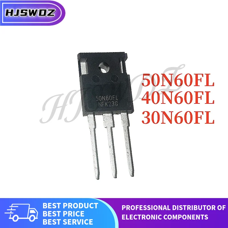 5PCS New 30N60FL 40N60FL 50N60FL TO-247 Welding machine IGBT transistor 30N60 40N60 50N60 High-power In Stock