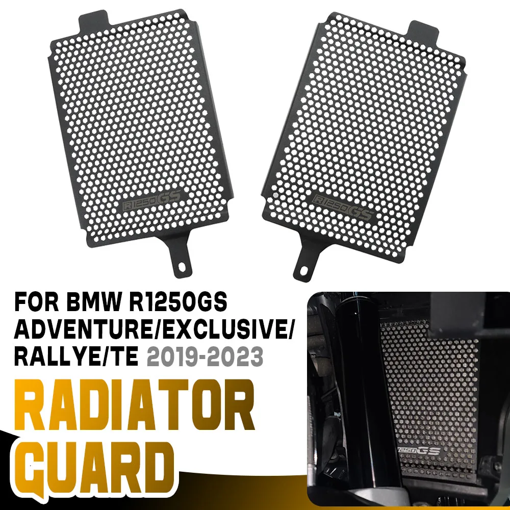 For BMW R 1250 GS ADV R 1250GS Adventure R1250 GS Rallye TE 2019-up Radiator Grille Guard Cover Shield Protector Motorcycle Part