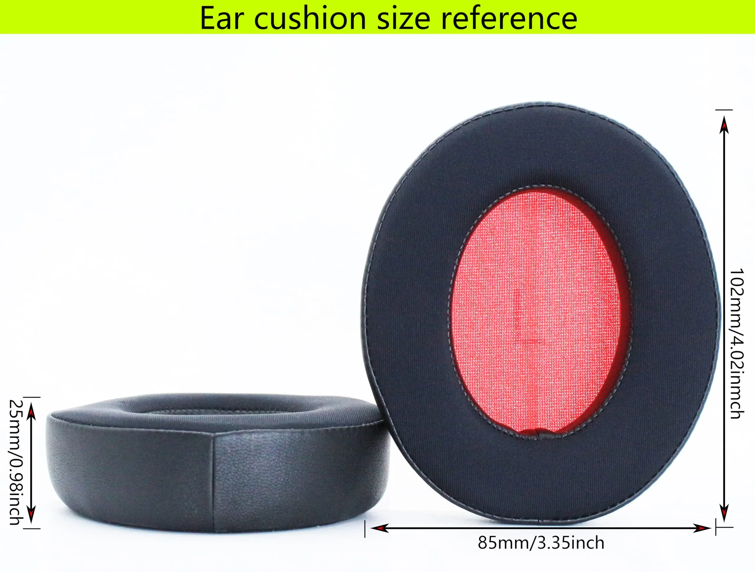 Replacement Ear Pads Compatible with 1MORE SonoFlow/SonoFlow SE/SonoFlow Pro Headphones with Memory Foam (Cooling Gel)