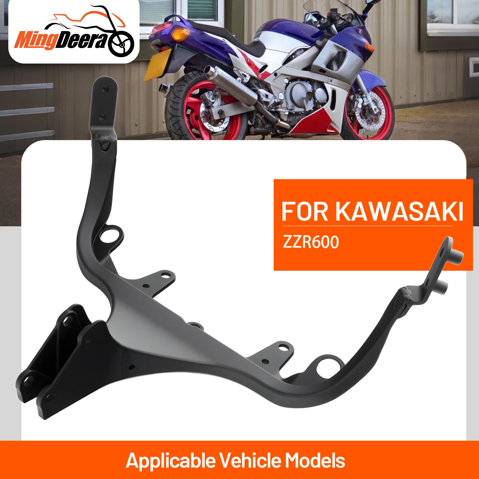 

Motorcycle headlight bracket For Kawasaki ZZR600 2005-2008 motorcycle front upper bracket fairing bracket motorcycle