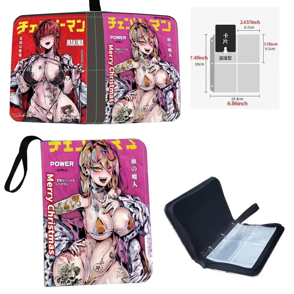 

Goddess Story Card Binder Rem Makima Power Album Holder Collectible Card Protector Zipper Bag Photocard Children's Toys Gifts