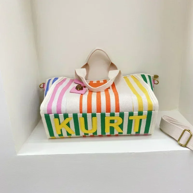 Kurt Geiger London New Arrival Canvas Tote Bag Fashion Trend Shoulder Bag Women's Large Capacity Handbag Designer Brands Bags