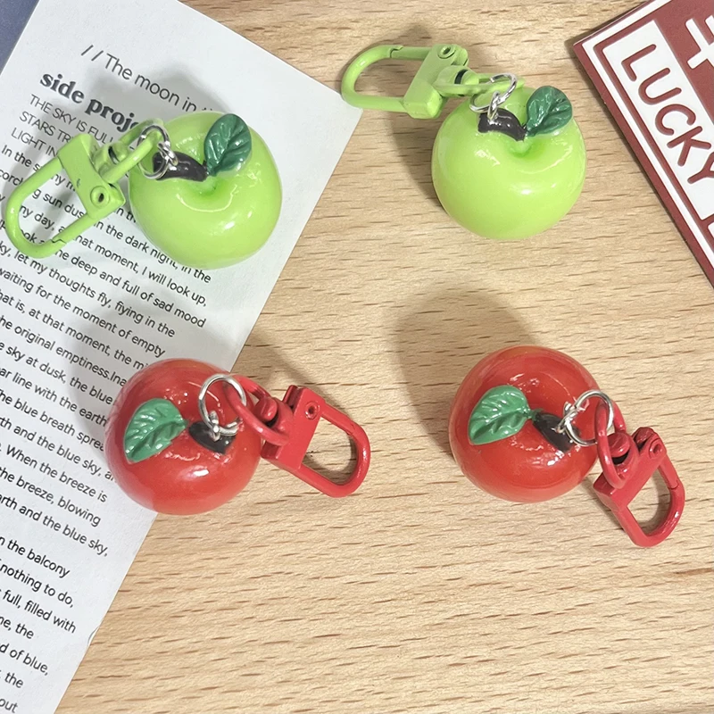 Niedlicher modischer 3D-Frucht-Schlüsselanhänger, Cartoon-Kopfhörerhülle, Anhänger, kreatives Kawaii-Rucksack-Dekorationszubehör, Geschenke – Detail 3