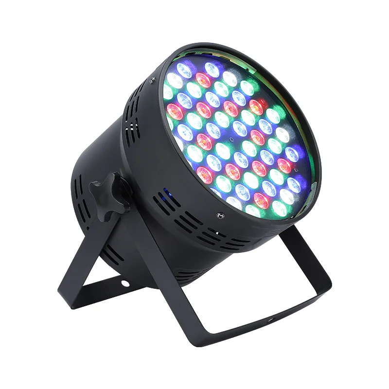 54LEDs Par Lights RGB Par Projector Club Lights Remote Control Stage Effect Lighting For Disco Party Bar Theater Live Show