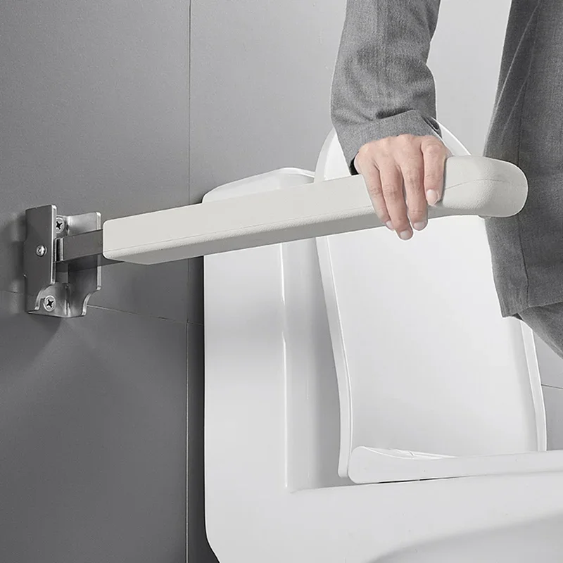 Toilet Shower Handle Grab Bars Bath Safety Folding Bathroom Elderly Shower Support Disable Taburete Plegable Disability Products