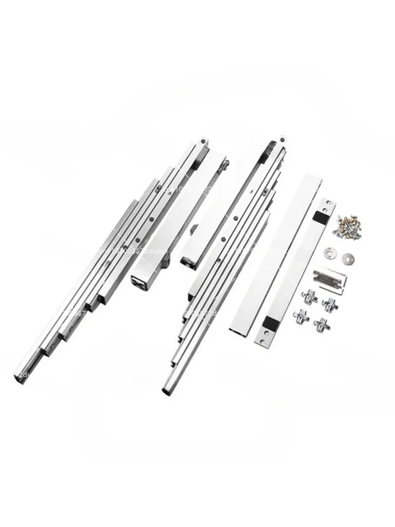 

Aluminum alloy telescopic table slide, hidden folding bearing, hardware multifunctional