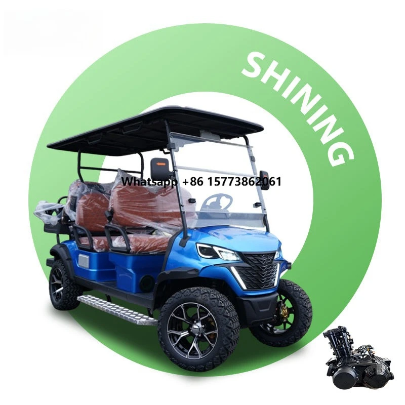 lsv Wholesale  Brand 400CC Gas Power Golf Cart 6-Seater Petrol with 4 Stroke Engine